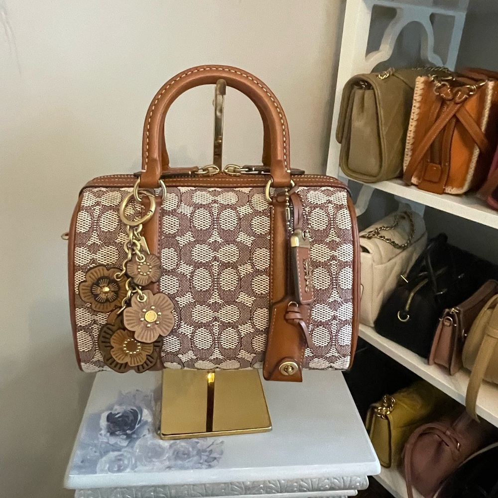 Coach Ruby Satchel 25 - Signature Jacquard